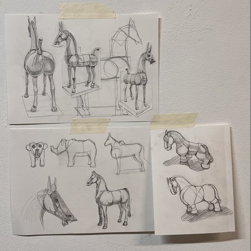 Daan van Hapert Sketchesboetseren op papier