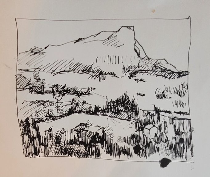 Joost de Bie pentekening