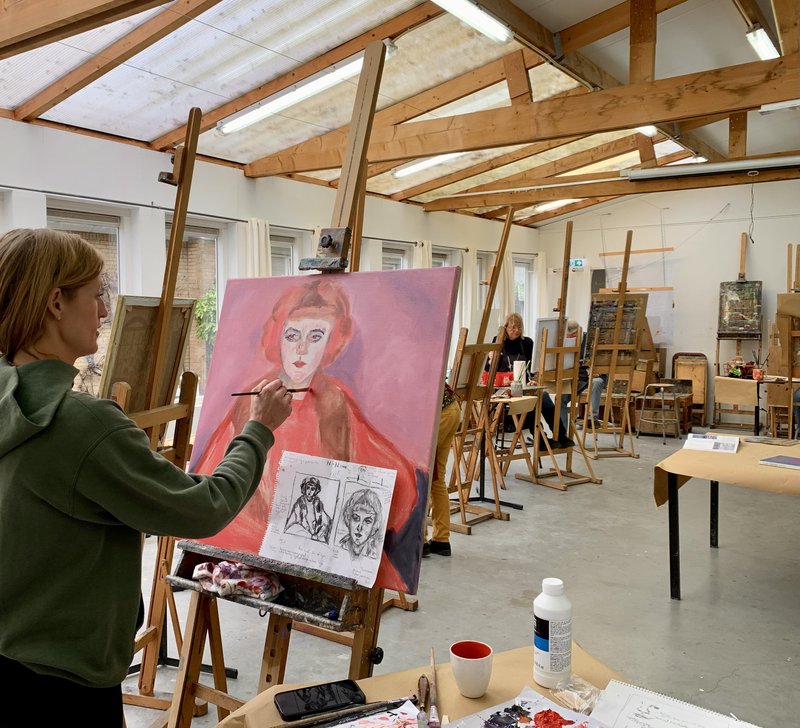 Margot Koopman Schilderen op maandagmorgen